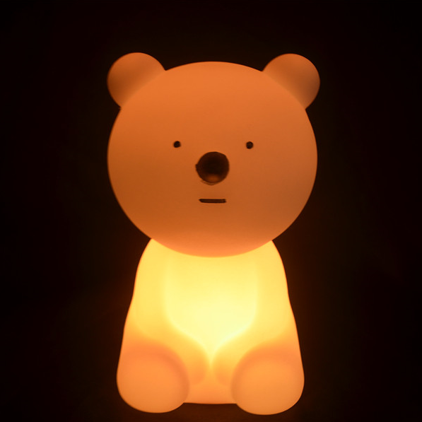 animal table lamp bedside small bear touch lamp for kids