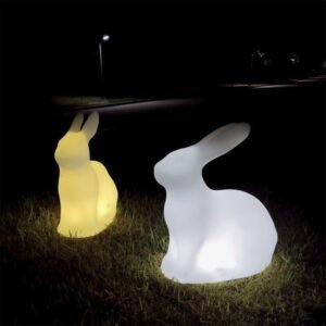 moon worship bunny lamp LED animal solar lights