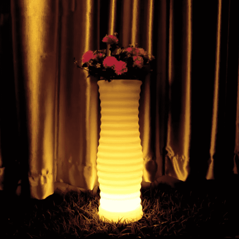 Color Changing LED Flower Planters