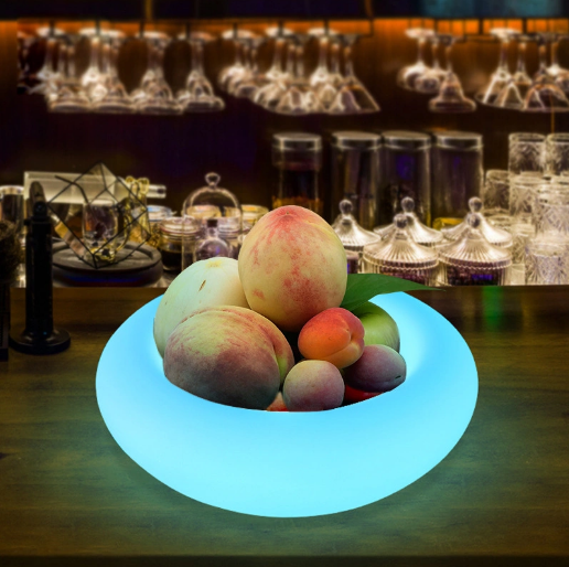 color changing waterproof portable LED fruit tray