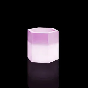 bagliore esagonale secchiello per il ghiaccio led mobili da bar 1
