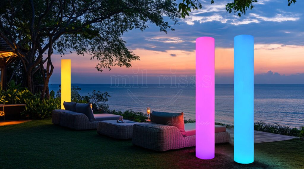 Adjustable LED Lighting Enhancing Focus and Comfort in Outdoor Meditation
