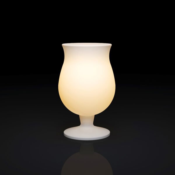Cup Shaped Rechargeable Table Lamps For Restaurants