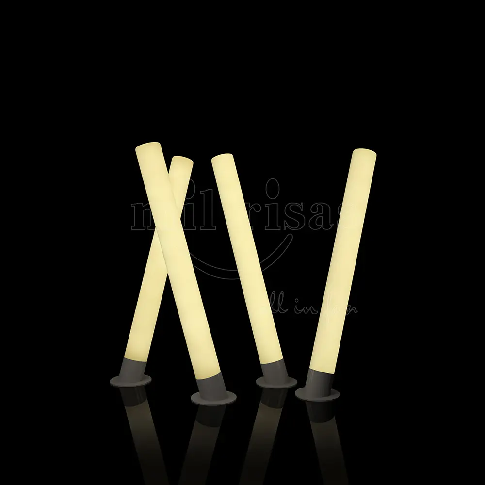 Lampada da terra cilindrica a LED da esterno