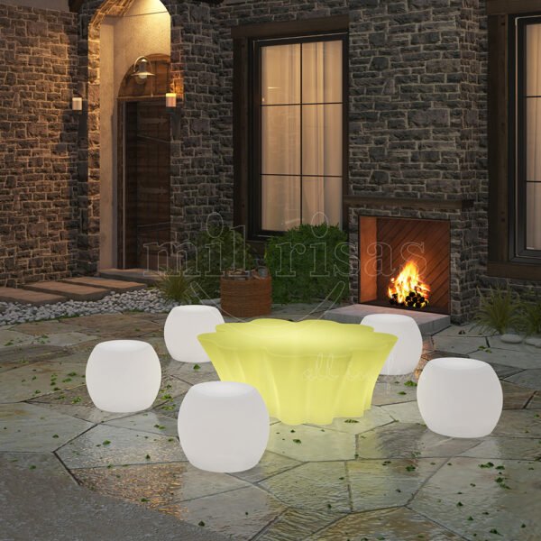 Drum Shape LED Light Up Stool - Image 3