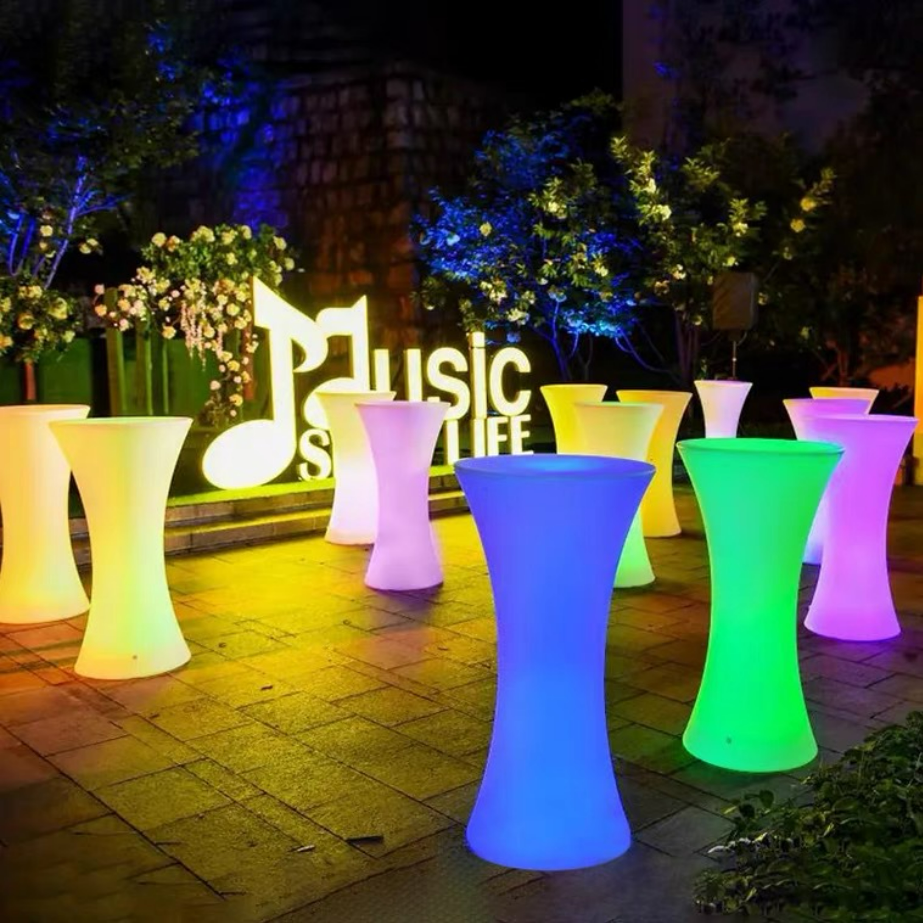 led cocktail table furniture for your event