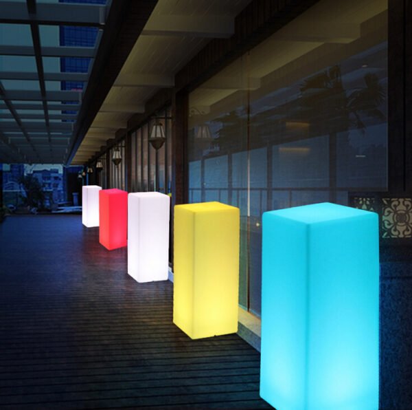 Square Column Wireless LED Floor Lamp