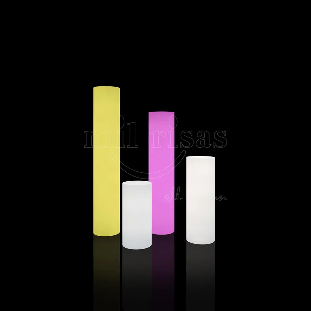 Lampada da terra a colonna LED a luce cilindrica