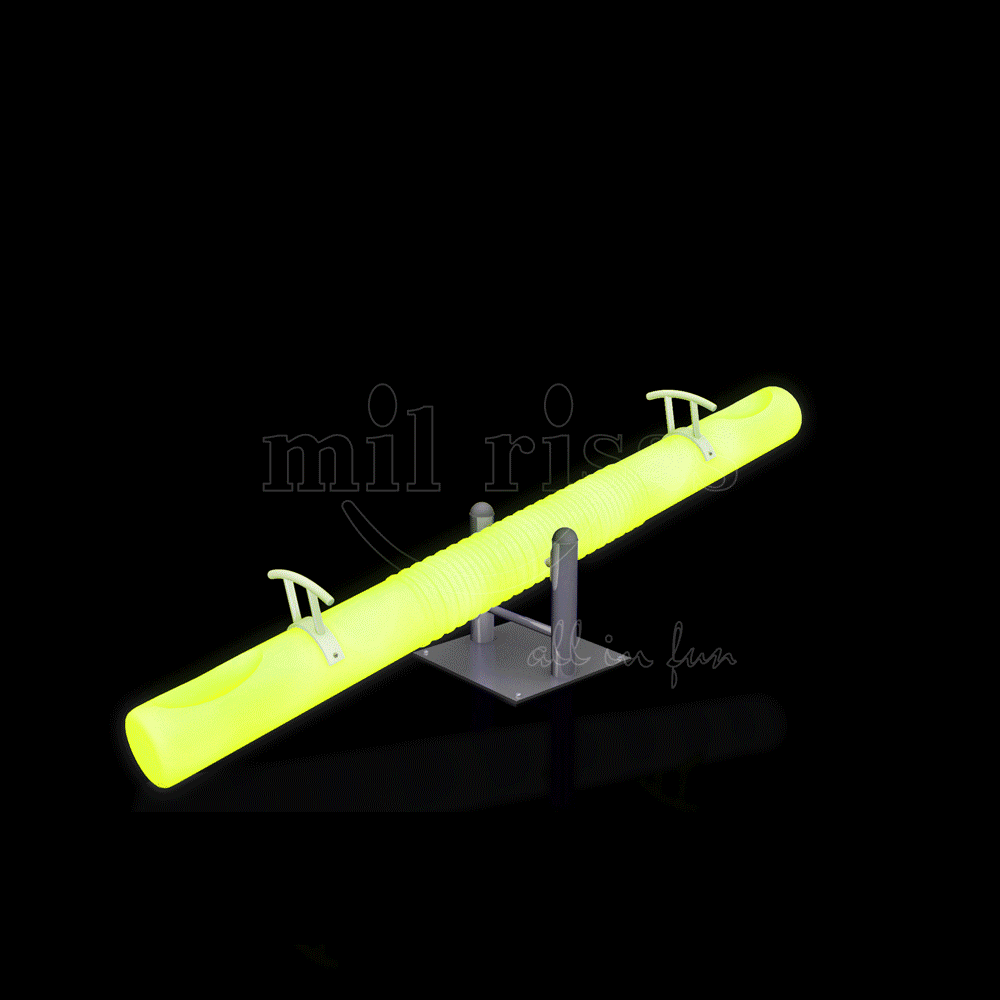 Interactive LED Glowing Seesaw Showing Vibrant Rgb Lights and Balanced Play