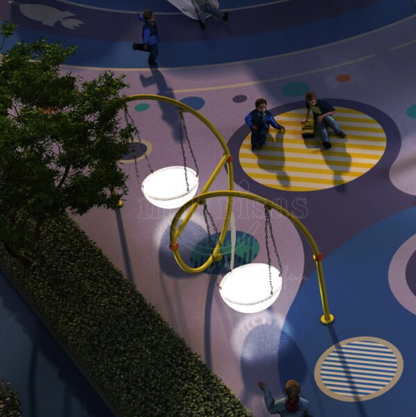 LED Glowing Swing With Round Seat - Image 4