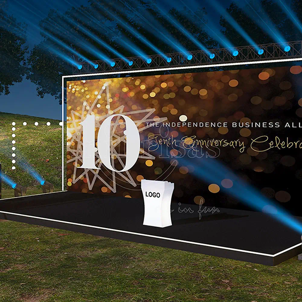 Personalized LED Plastic Lighted Podium 2