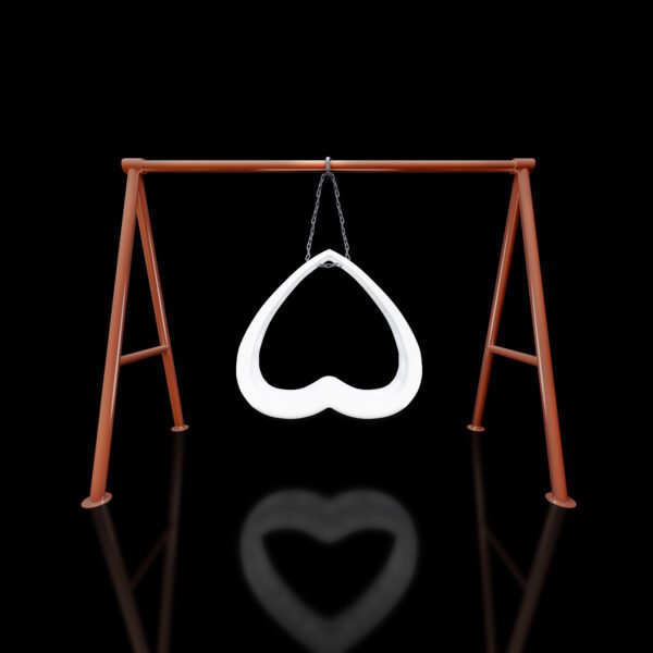 led double swing chair with heart-shaped on sale
