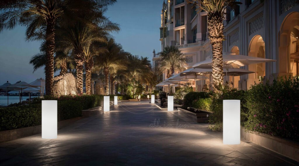 Bring Out the Beauty and Elegance of Your Hotel Walkways with LED Columns
