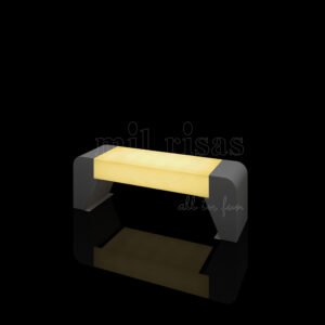 Colorfuldeco LED Glow Rectangular Park Bench