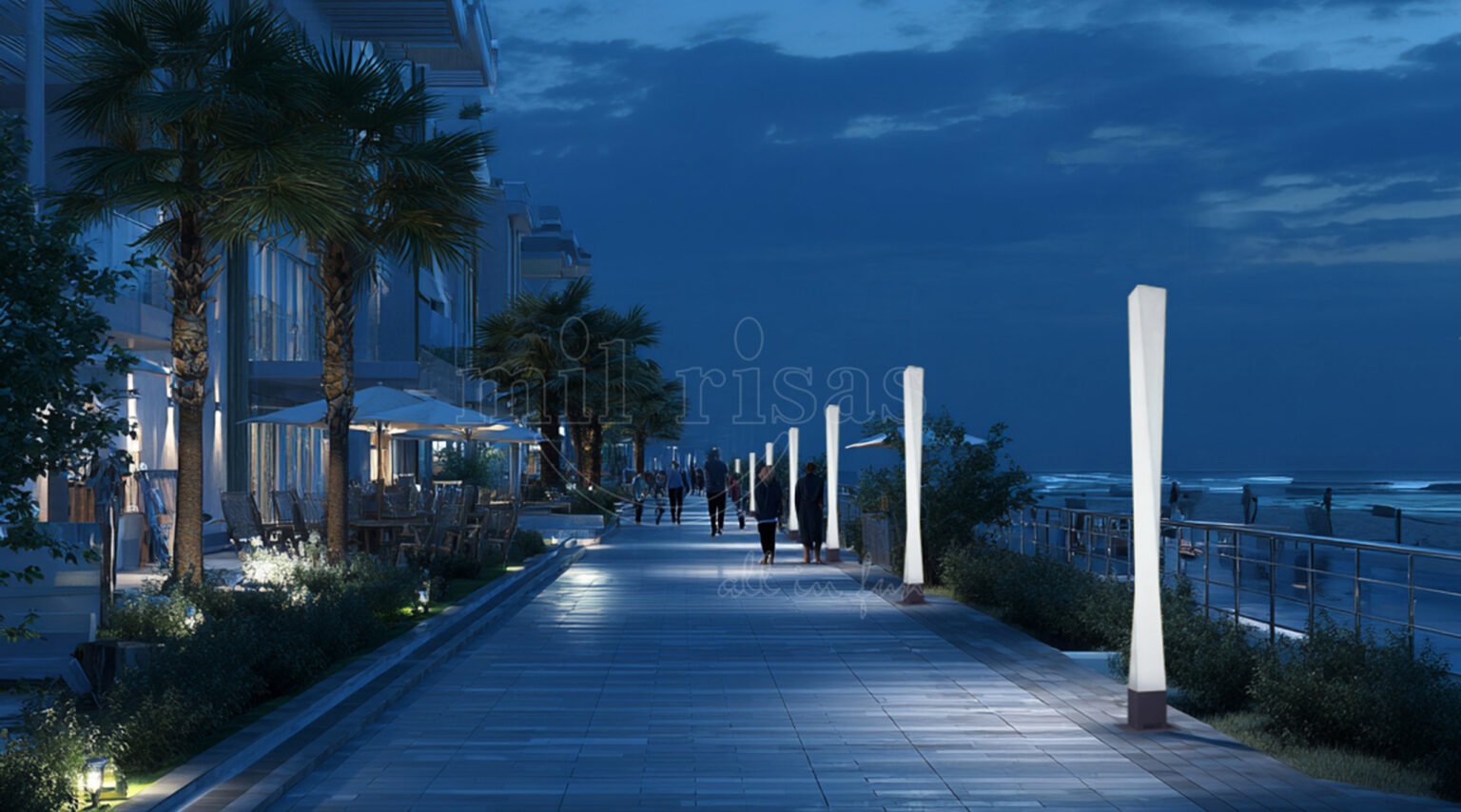 Create a Serene Seaside Ambience with Durable Square Spiral Floor Lamps