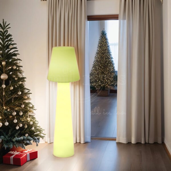 Create a Warm, Contemporary Vibe with Our LED Flared Shade Floor Lamp