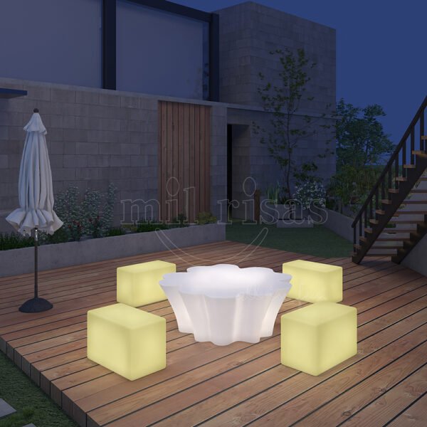 LED Club Tables Furniture Lighting With Cog Shape - Image 4