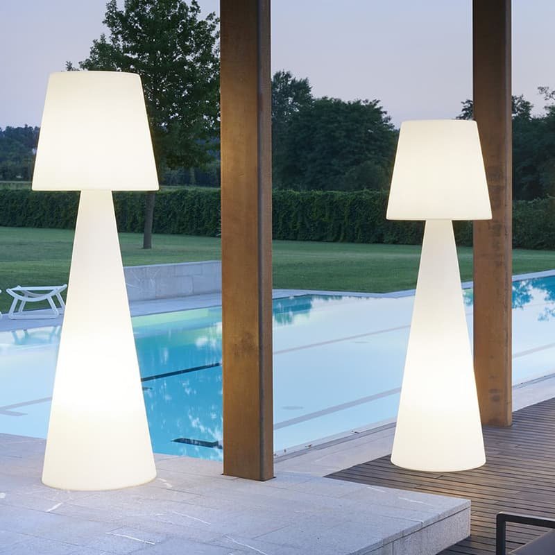 LED Flared Shade Floor Lamp