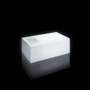 Tavolo portaghiaccio con illuminazione a LED