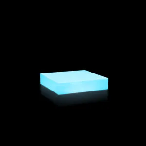 LED square low bar table
