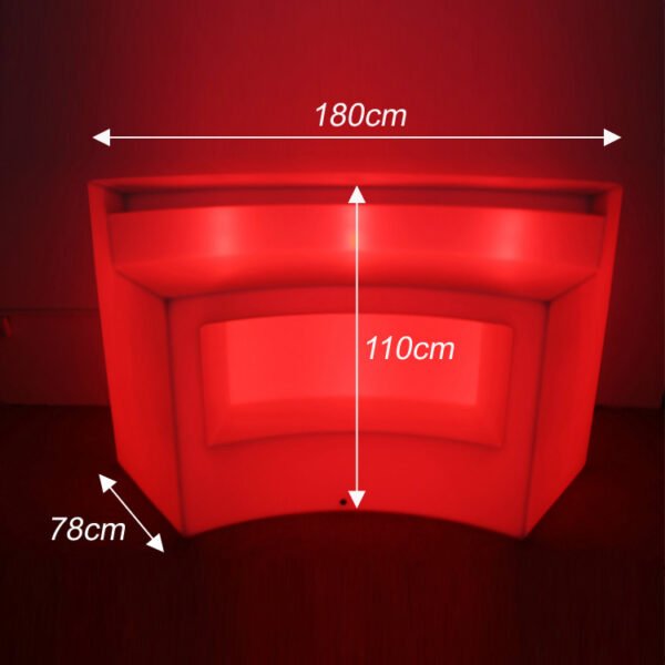 Size of LED Bar Counter For Sale