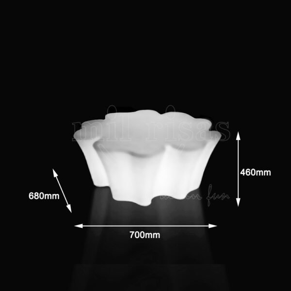 Size of LED Club Table