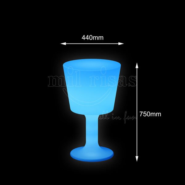 Size of Wine Cup Shape Standing Floor Lamp