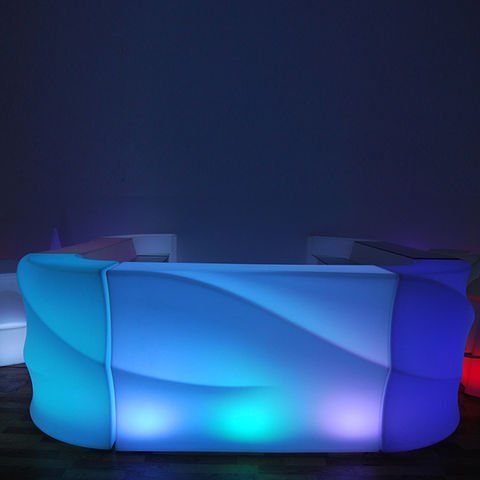 corner LED bar with wave furniture 1