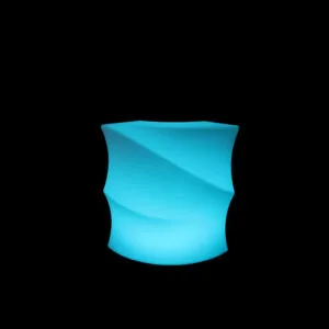 corner LED bar with wave furniture