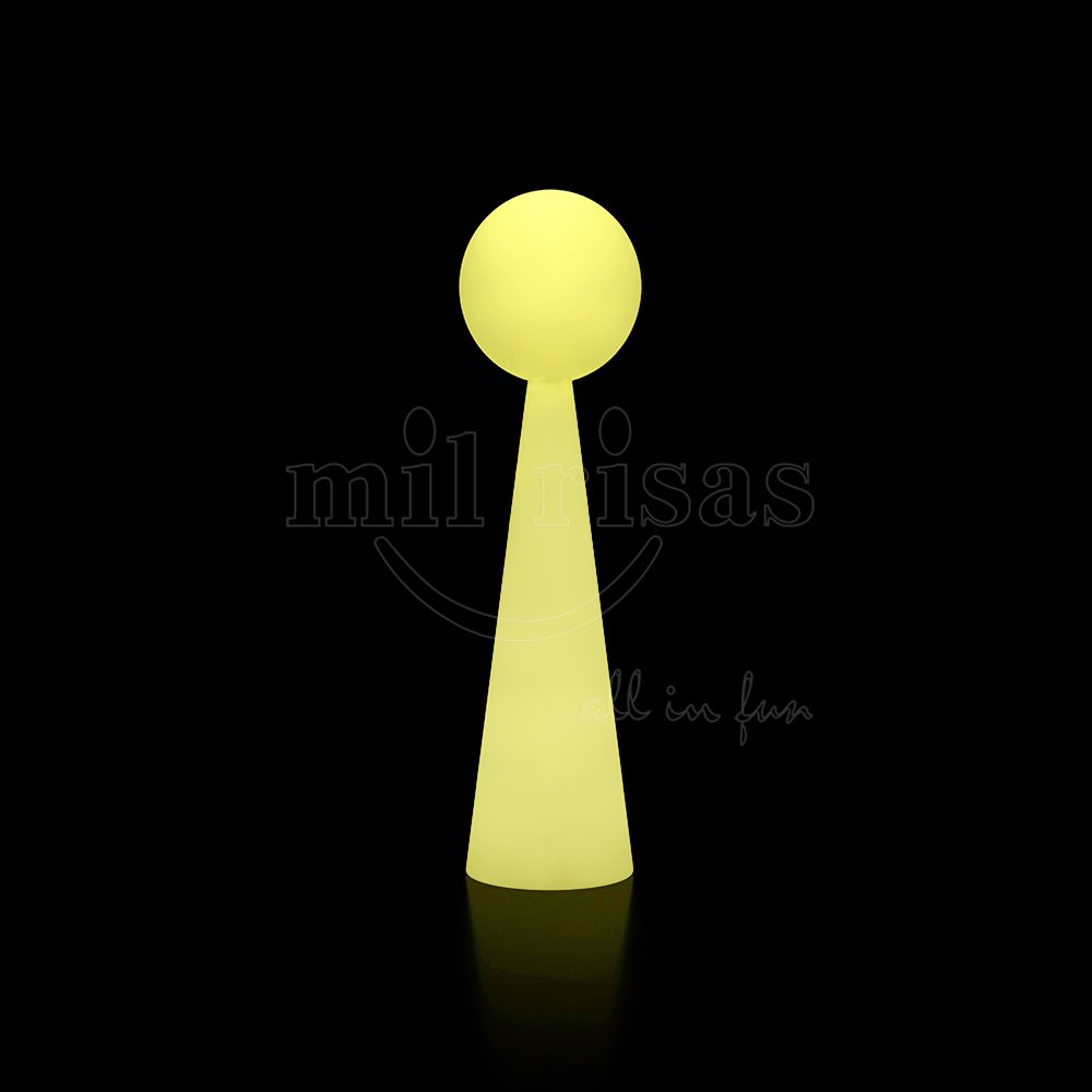 outdoor led ball and column combination floor lamp