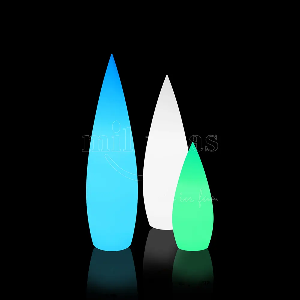 Lampada da terra a goccia d'acqua per esterni