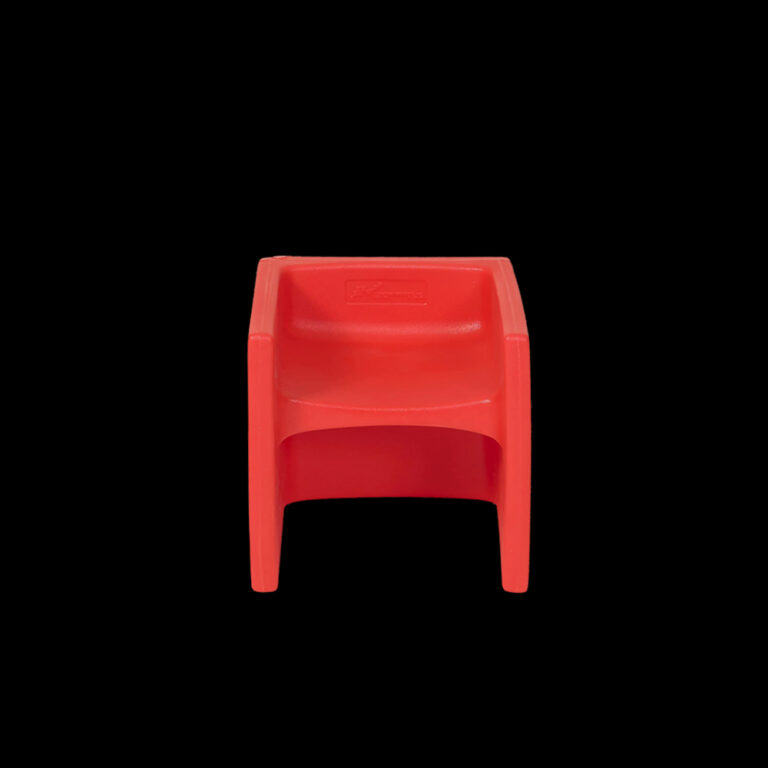 Plastic Cube Lounge Chair Durable & Stylish Kids' Seating