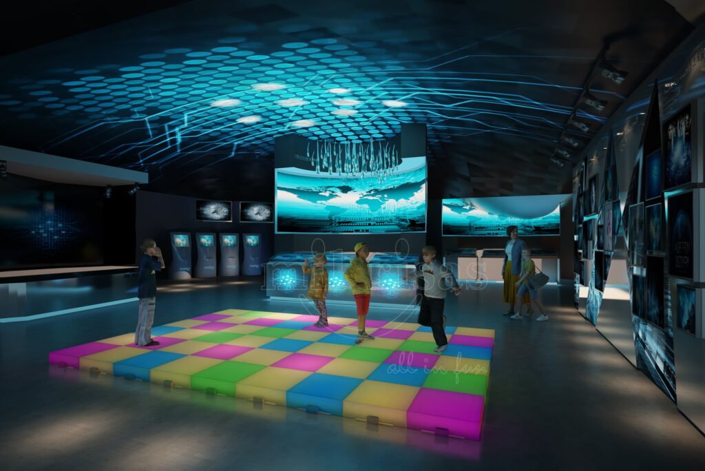 Square LED Dance Floor Lights Elevate Events at the Science and Technology Museum