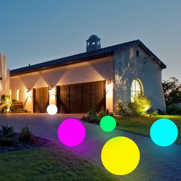 LED outdoor nightlight glow ball garden lights