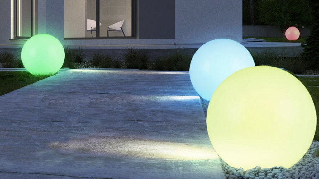 Large Outdoor Garden Decoration Glow Ball Lights