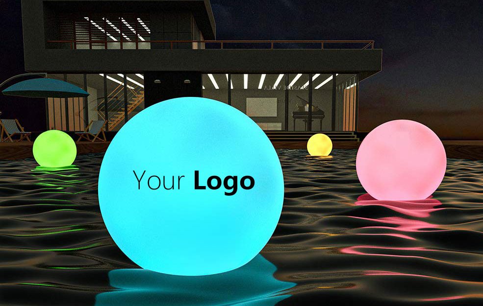 Custom Promotional brand ball lights for corporate logos