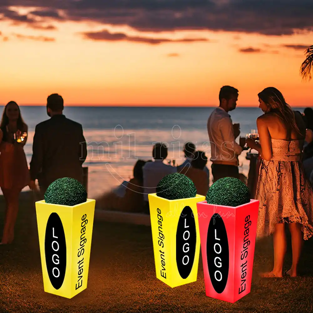 LED Flower Pots