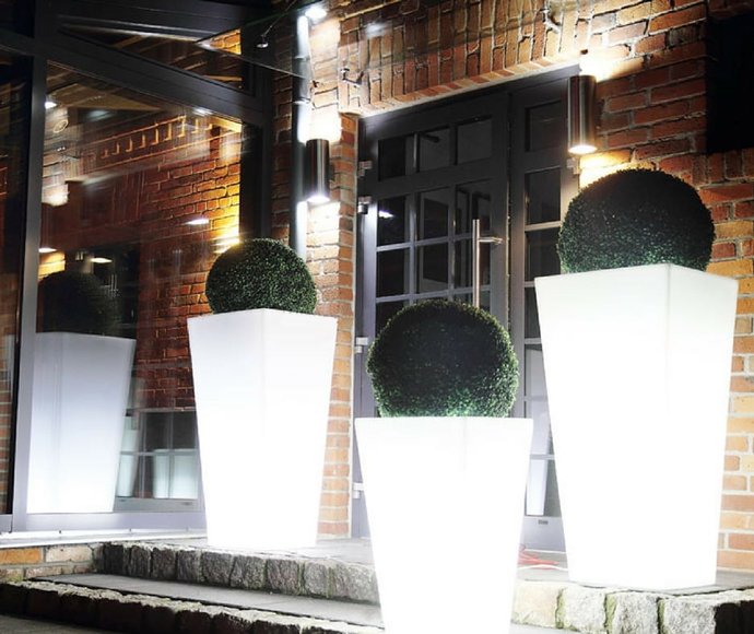 planter lights outdoor