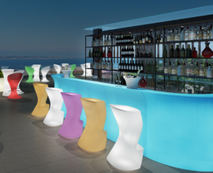 LED bar stools furniture