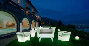 Muebles de hotel LED para exteriores