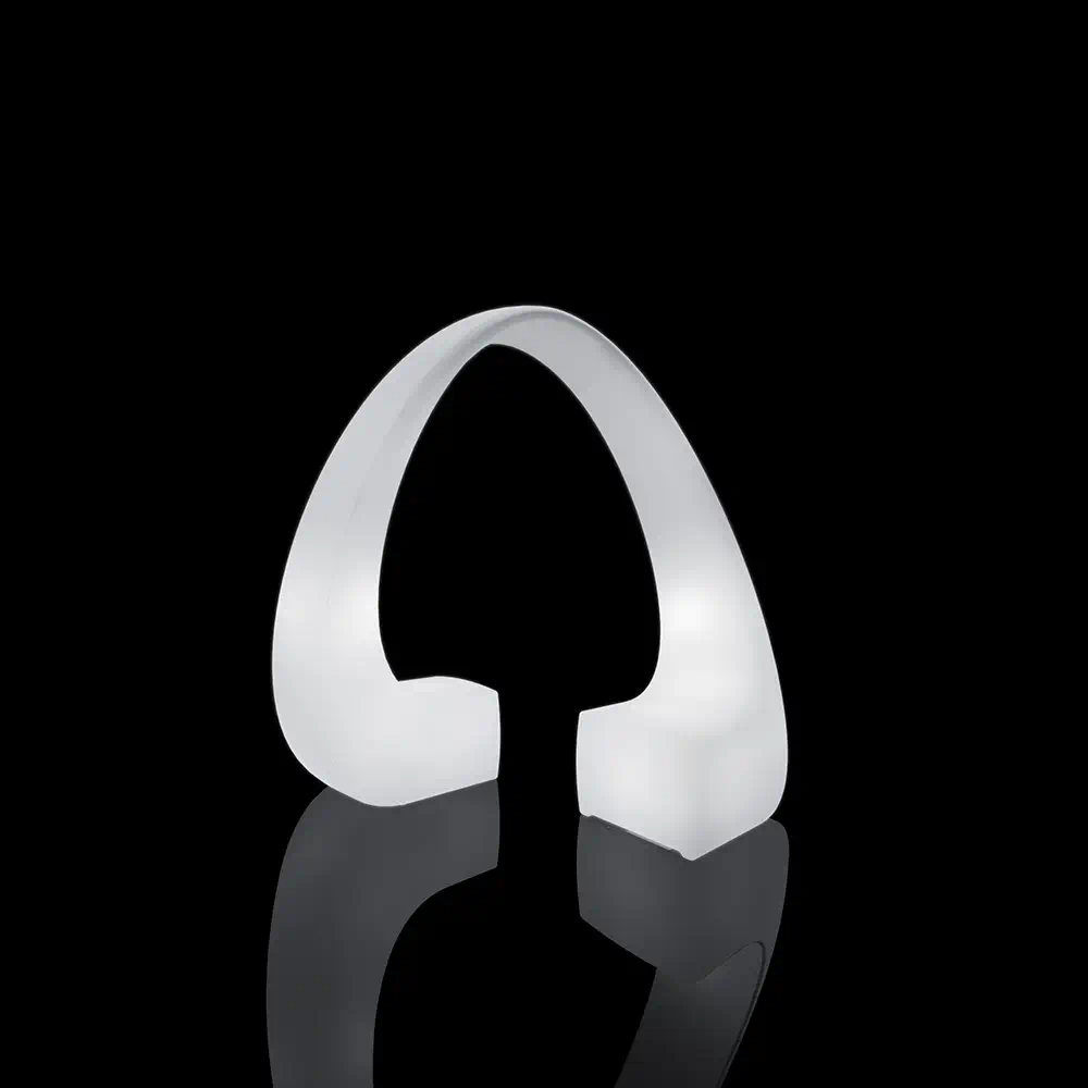 Modular Outdoor LED Lighting Curved Bench 1