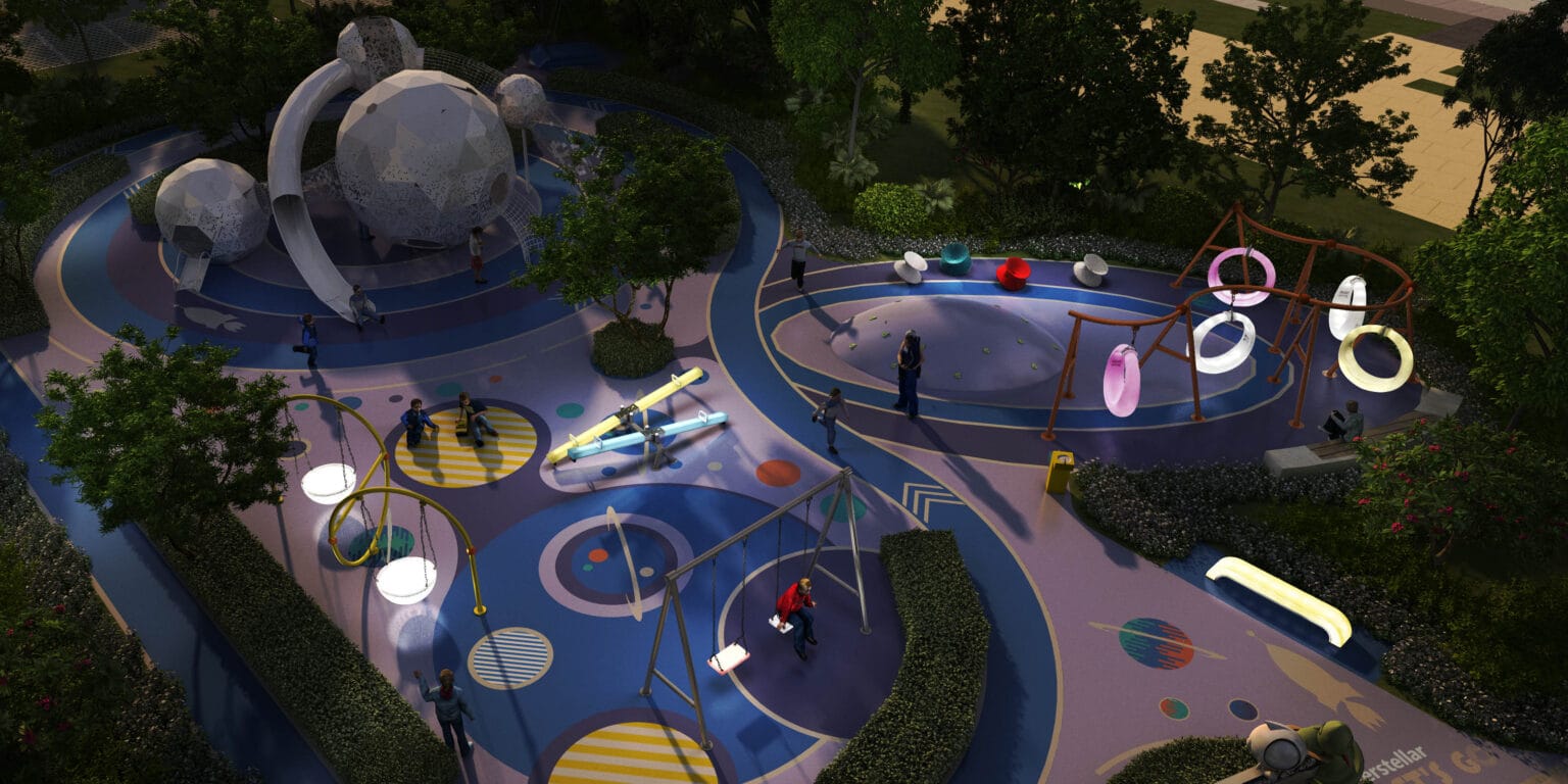 Durable LED Furniture Illuminating High-Traffic Public Areas