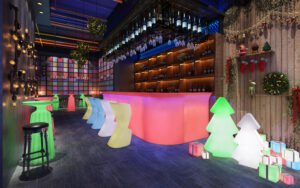 No More Dull Christmas Parties that How Dimmable LED Furniture Can Transform Your Event