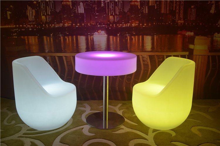 Small LED Lighted Armchair Furniture 1