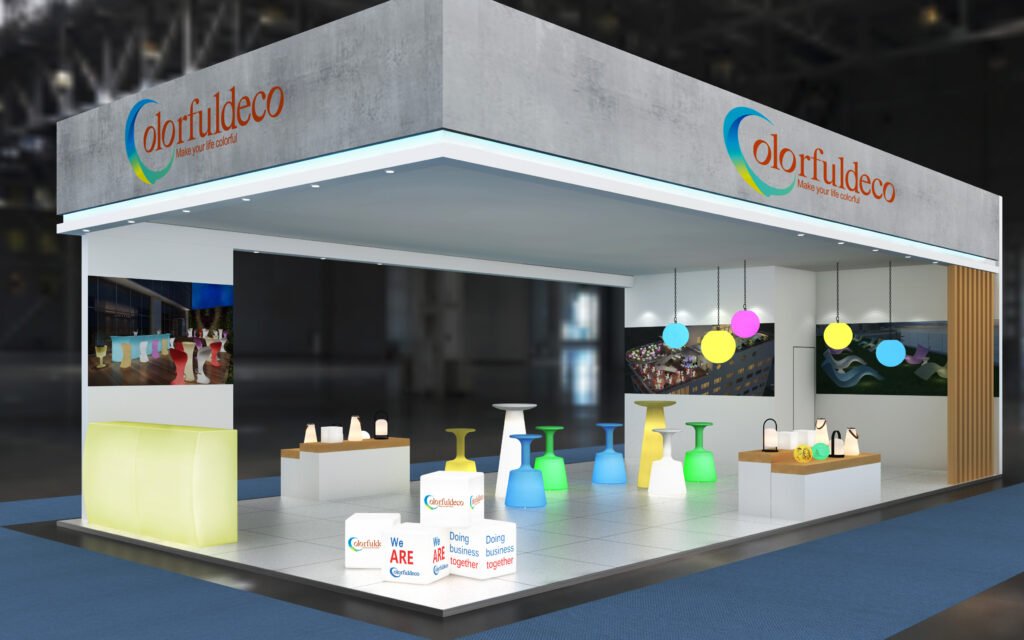 Illuminate your brand and captivate audiences with our cutting-edge LED Furniture for Trade Shows