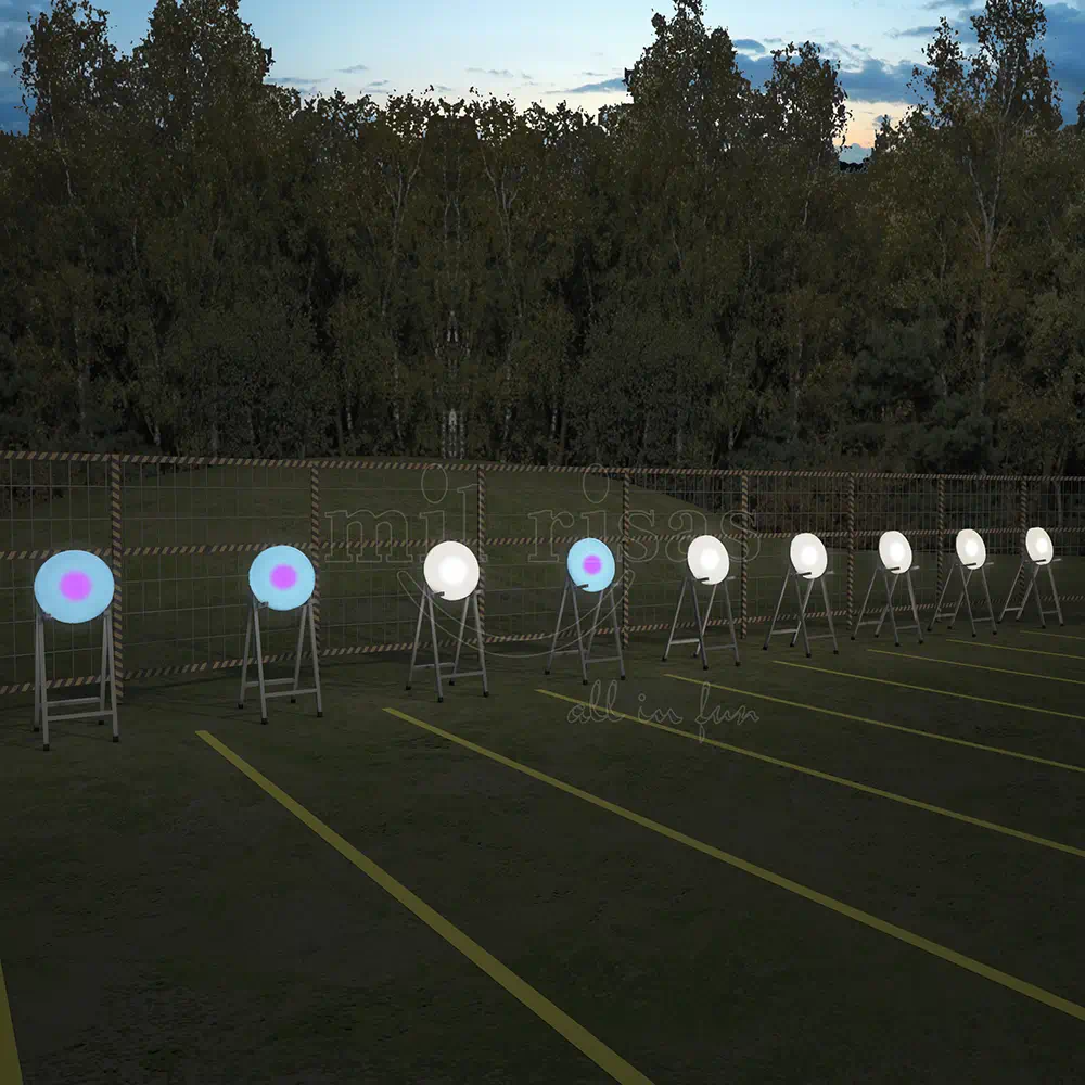 LED-Enhanced Glow in the Dark Shooting Targets for Fun and Night Practice