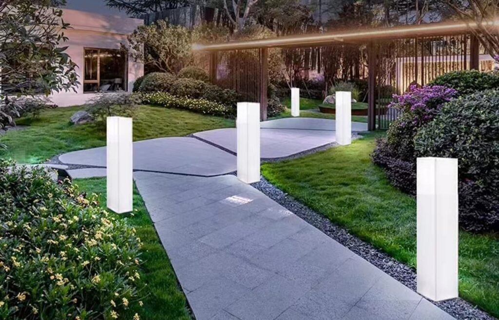 Columnas Iluminadas Para Crear Un Ambiente Acogedor