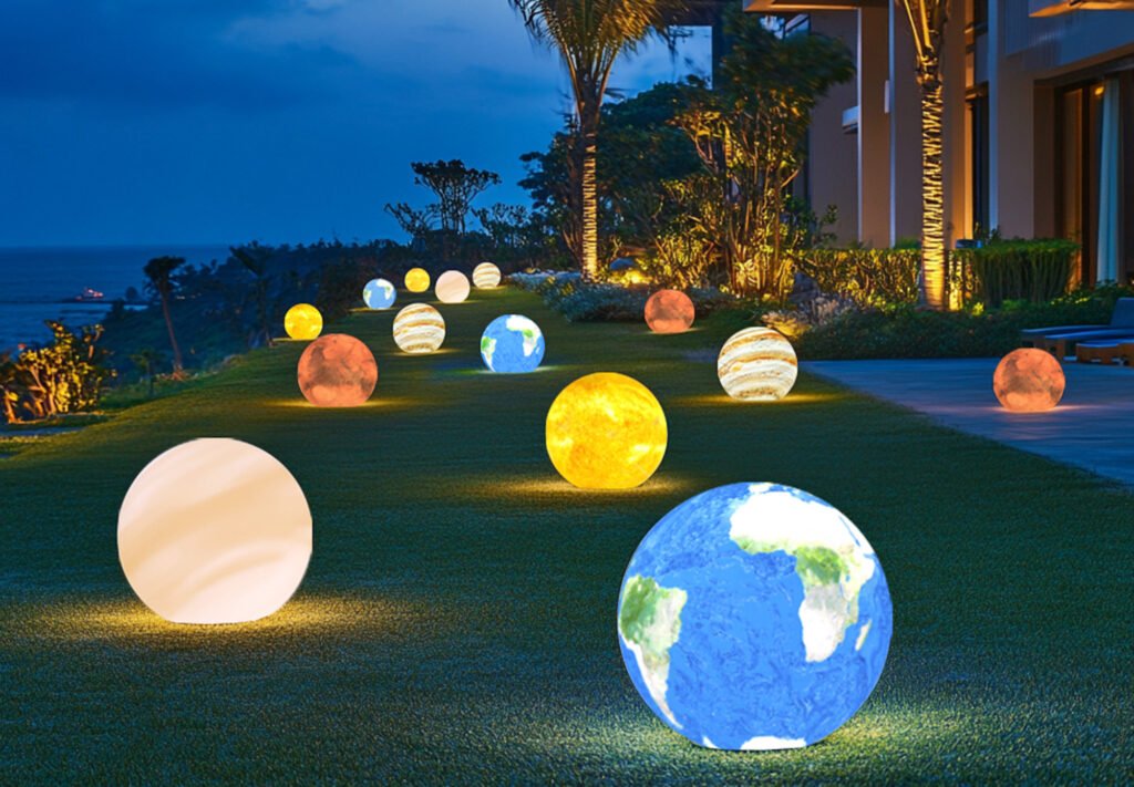 Discover the Beauty of Stunning Hand Painted Planet Lamps