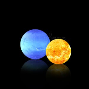 Large Outdoor Globe Lights Hand Painted Planet Lights