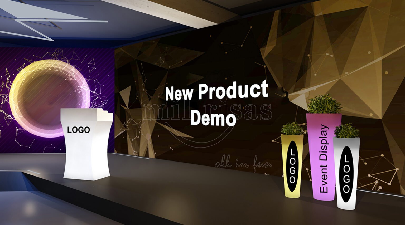 Add Flair to Your Launch with Personalized LED Decorative Planters